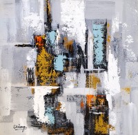 Arshad Shirazi, 18 x 18 Inch, Acrylic on Canvas, Abstract Painting, AC-ARS-031